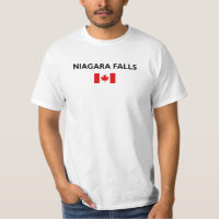 Niagara Falls Canada Canadian Flag Light-Colour