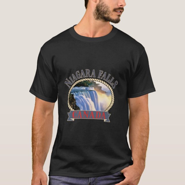 Niagara Falls Canada Usa Nature River T-Shirt (Front)