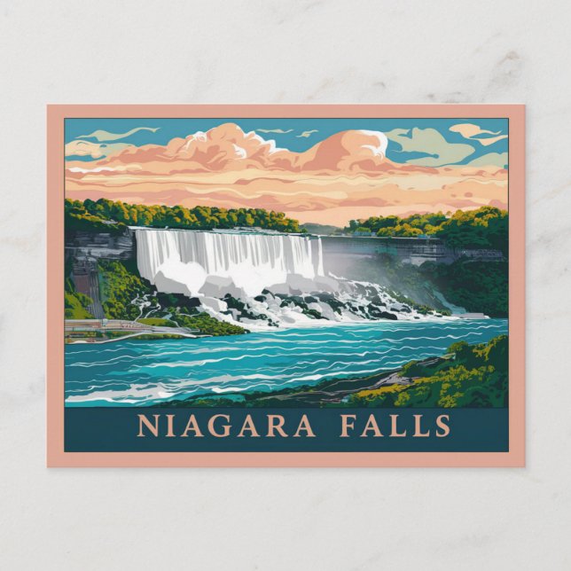 Niagara Falls Canada, Usa Postcard (Front)