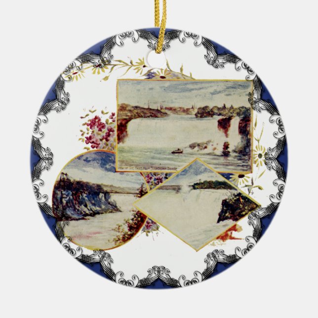 Niagara Falls Christmas Ornament (Front)
