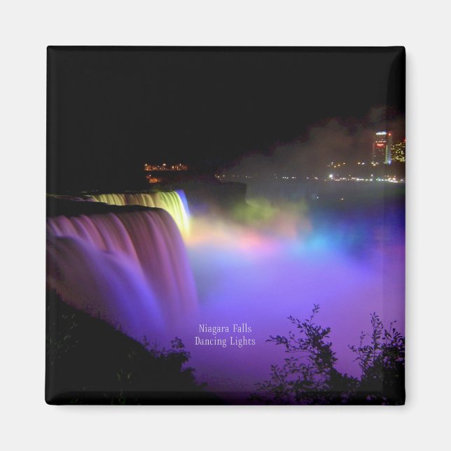 Niagara Falls, Dancing Lights, Magnet (Front)