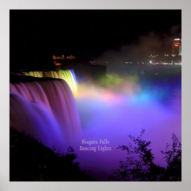 Niagara Falls, Dancing Lights, Poster (Front)