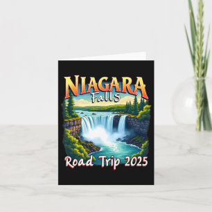 Niagara Falls Family Vacation Road Trip 2025 Trip Card