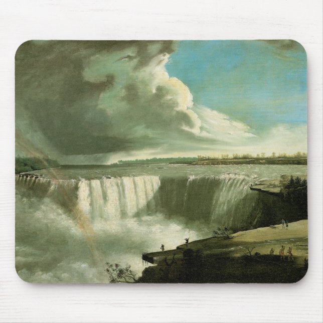 Niagara Falls From Table Rock by John Vanderlyn Mouse Mat (Front)