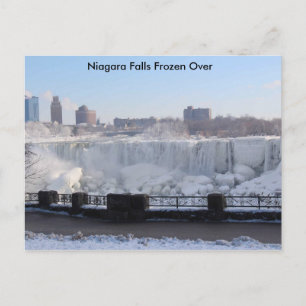 Niagara Falls Frozen Over Postcard