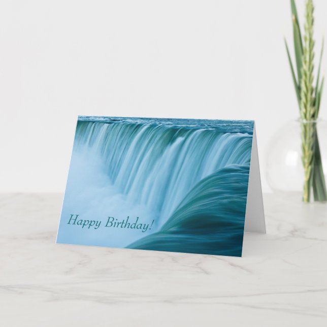 Niagara Falls Happy Birthday! Card (Front)