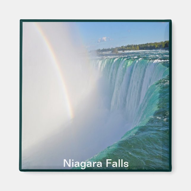 Niagara Falls Horseshoe Falls & Rainbow Magnet (Front)