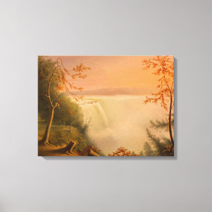 Niagara Falls (Horseshoe Falls) (Rembrandt Peale) Canvas Print