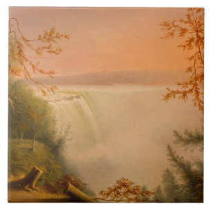 Niagara Falls (Horseshoe Falls) (Rembrandt Peale) Tile