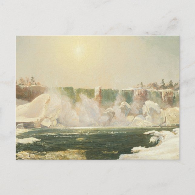  Niagara Falls in Winter by Jasper Francis Cropsey Postcard (Front)