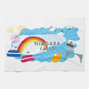 Niagara Falls Kitchen towel