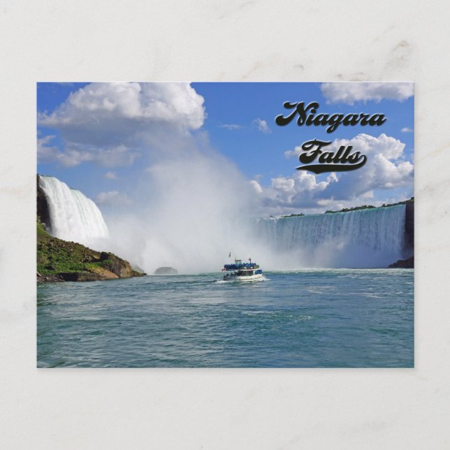 Niagara Falls Maid of the Mist Postcard (Front)