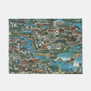 Niagara Falls Map Doormat