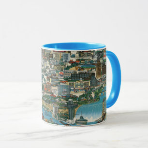 Niagara Falls Map Mug