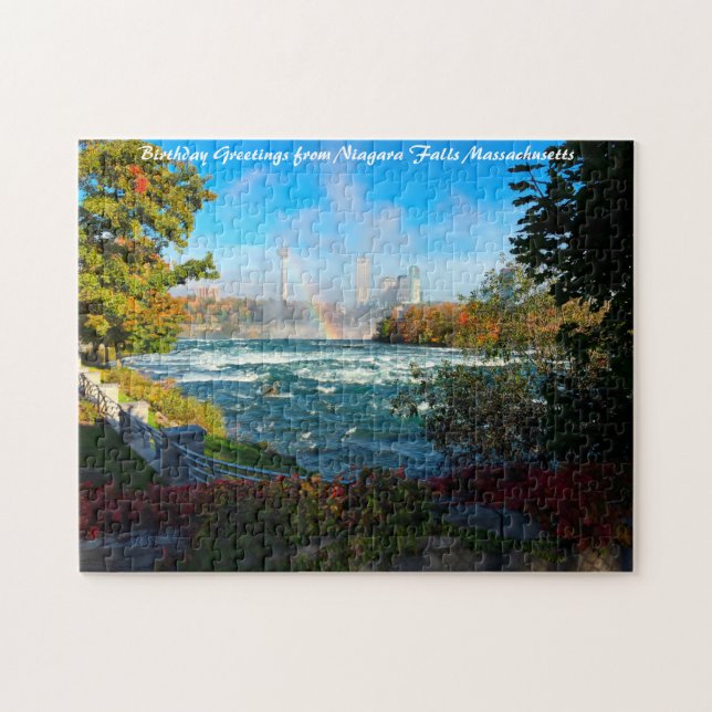Niagara Falls Massachusetts. Jigsaw Puzzle (Horizontal)