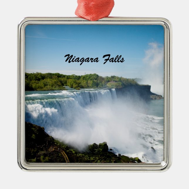 Niagara Falls  Metal Tree Decoration (Front)