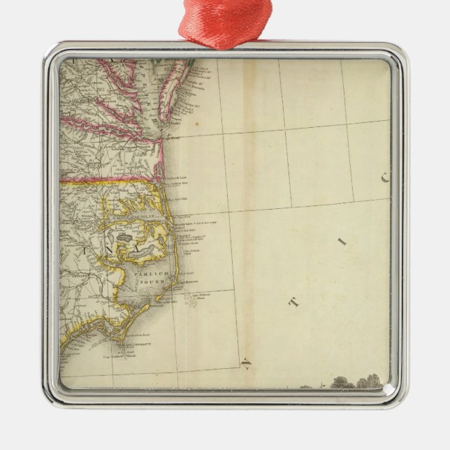 Niagara Falls, New York 2 Metal Tree Decoration (Front)