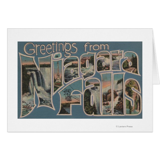 Niagara Falls, New York - Large Letter Scenes 4 (Front Horizontal)