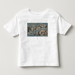 Niagara Falls, New York - Large Letter Scenes 4 Toddler T-Shirt