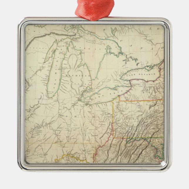 Niagara Falls, New York Metal Tree Decoration (Front)