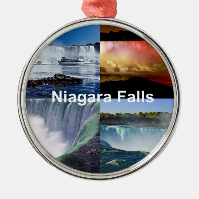 Niagara Falls New York Metal Tree Decoration (Front)