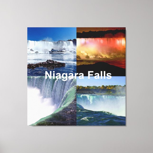 Niagara Falls New York Photo Views Canvas Print (Front)
