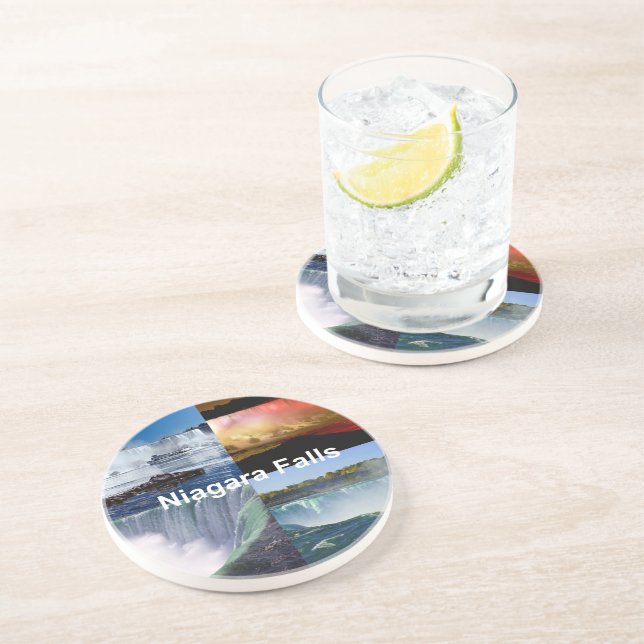 Niagara Falls New York Photo Views Coaster (Side)