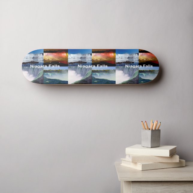 Niagara Falls New York Photo Views Skateboard (Wall Art (Horz))