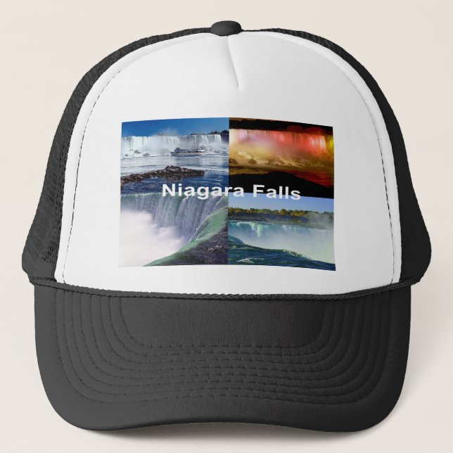 Niagara Falls New York Photo Views Trucker Hat (Front)
