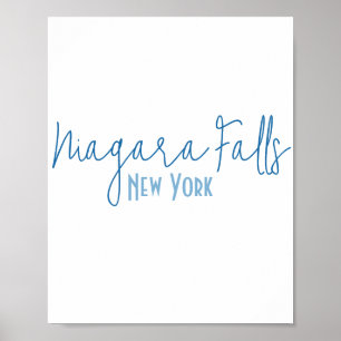 Niagara Falls, New York Souvenir Gift Poster