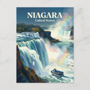 Niagara Falls New York State Postcard