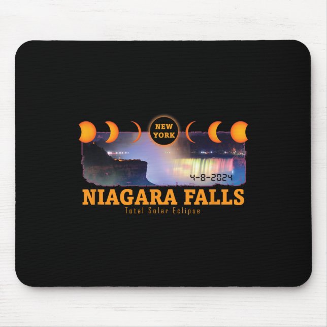 Niagara Falls New York Total Solar Eclipse Souveni Mouse Mat (Front)