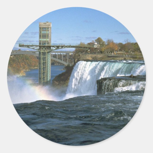 Niagara Falls, New York, USA Classic Round Sticker (Front)
