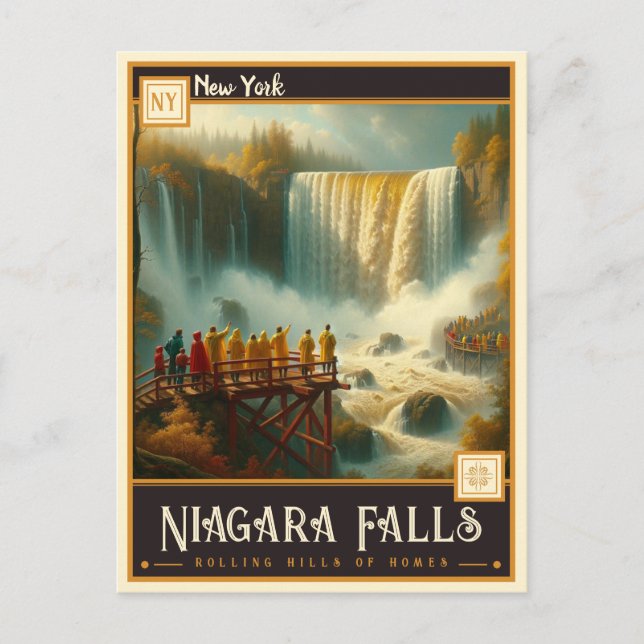 Niagara Falls, New York | Vintage Postcard (Front)