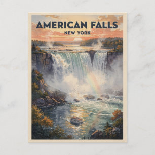 Niagara Falls New York Vintage Travel Postcard