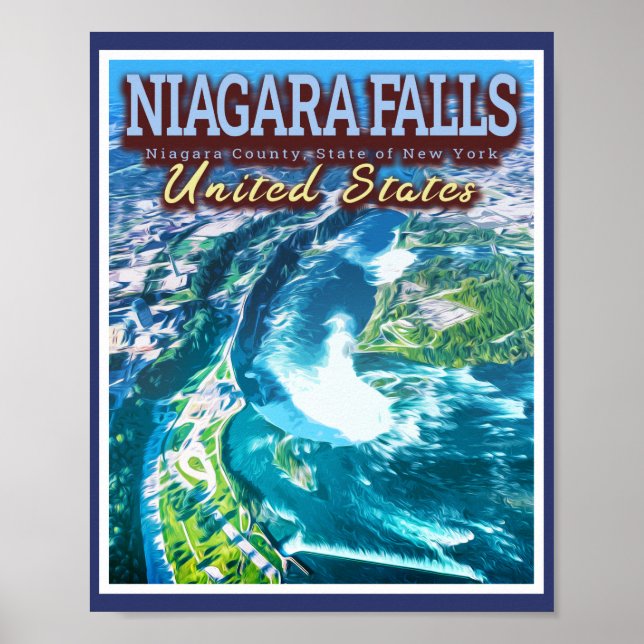 NIAGARA FALLS - NIAGARA NEW YORK UNITED STATES POSTER (Front)