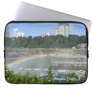 Niagara Falls NY Rainbow Laptop Sleeve