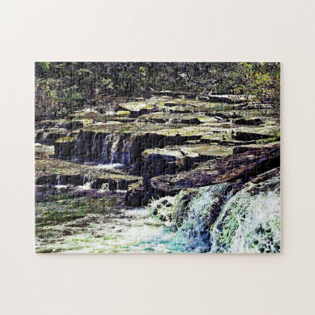 Niagara Falls NY - View From Luna Island Jigsaw Puzzle (Horizontal)
