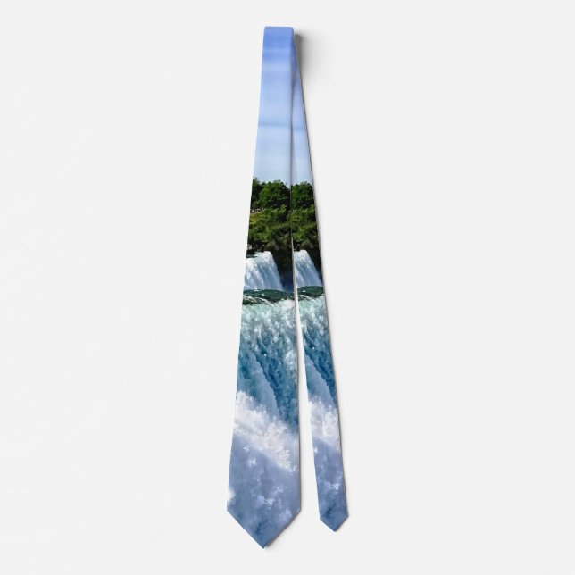 Niagara Falls NY - View From the American Side Tie (Front)