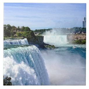 Niagara Falls NY - View From the American Side Tile