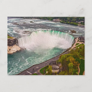 Niagara Falls on Canvas Post Card
