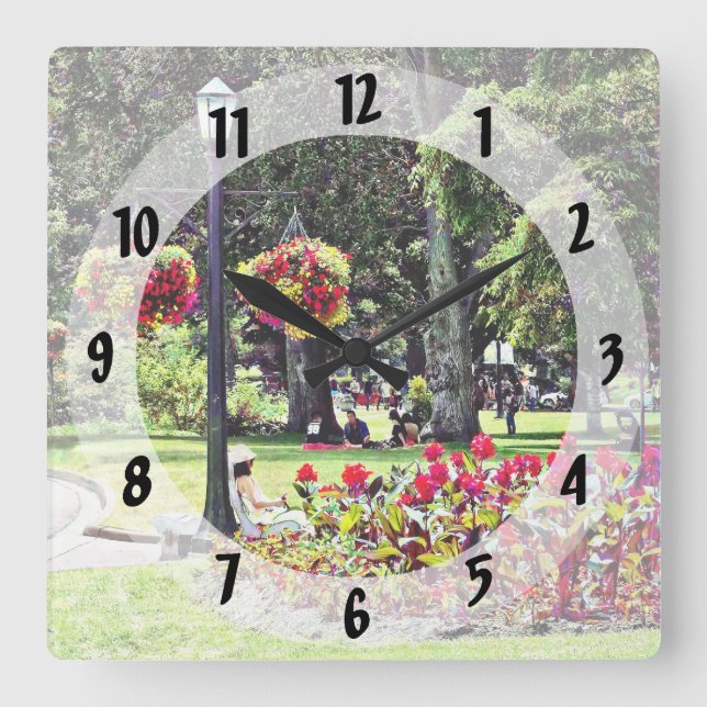 Niagara Falls ON - Queen Victoria Park Square Wall Clock (Front)