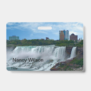 Niagara Falls on the Canadian Side ID Badge