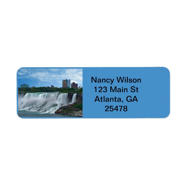 Niagara Falls on the Canadian Side  Label (Front)
