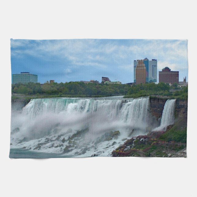 Niagara Falls on the Canadian Side  Tea Towel (Horizontal)