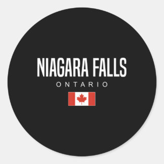 Niagara Falls Ontario Canada Classic Round Sticker