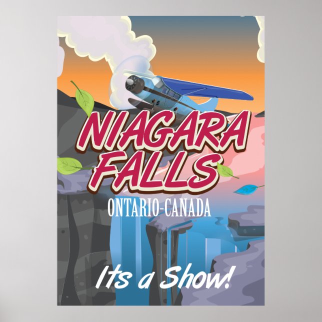 Niagara Falls Ontario Canada travel poster (Front)