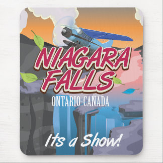 Niagara Falls Ontario Canada travel poster Mouse Mat