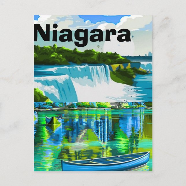 Niagara Falls Ontario Travel Postcard, Travel Wall Postcard (Front)