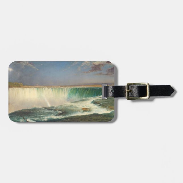 Niagara Falls Painting Luggage Tag (Front Horizontal)